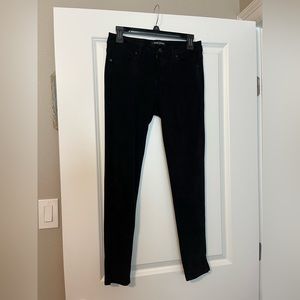 EUC Dear John Black Faux Suede Jeans Size 28